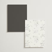 "From This Moment On" - Table Numbers in Classique by Design Lotus - Back of Card Options