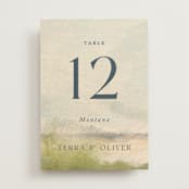 "Bluestem Fields" - Table Numbers in Meadow by Holly Whitcomb - Front
