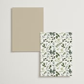 "Lilac Bloom" - Table Numbers in Opal by Susan Moyal - Back of Card Options