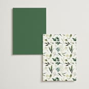 "Fresh Classic" - Table Numbers in Porcelain by Susan Moyal - Back of Card Options