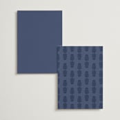 "Vase" - Table Numbers in Neptune by Kelly Watkins - Back of Card Options