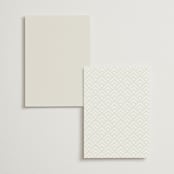 "Grande" - Table Numbers in Cotton by Carolyn Nicks - Back of Card Options