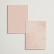 "First light" - Table Numbers in Blush by Itsy Belle Studio - Back of Card Options