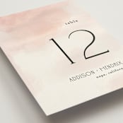 "First light" - Table Numbers in Blush by Itsy Belle Studio - Detail