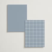 "Modern Air" - Table Numbers in Dusty Blue by Stacey Meacham - Back of Card Options