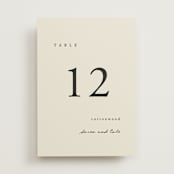 "Simply" - Table Numbers in Linen by Brianne Larsen - Front