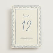 "Florence" - Table Numbers in Sky by Kelly Watkins - Front