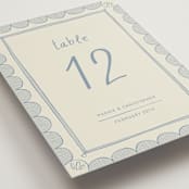 "Florence" - Table Numbers in Sky by Kelly Watkins - Detail