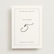 "Join Together" - Table Numbers in Inked by Design Lotus - Front