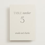 "Modernique" - Table Numbers in Stone by Ashlee Townsend - Front