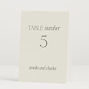 "Modernique" - Table Numbers in Stone by Ashlee Townsend - Folded