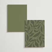 "Fero" - Table Numbers in Blush by Pati Cascino - Back of Card Options