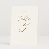 "Vintage Whimsy" - Table Numbers in Peony by Corinne Malesic - Folded