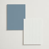 "Leighton" - Table Numbers in Lakeshore Blue by Jennifer Postorino - Back of Card Options