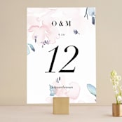 "Florista Modernista" - Table Numbers in Azalea by Petra Kern - Front