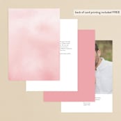 "Florista Modernista" - Table Numbers in Azalea by Petra Kern - Back of Card Options