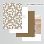 "Flourish" - Table Numbers in Antique by Jennifer Postorino - Back of Card Options