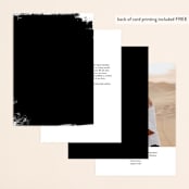 "Urban" - Table Numbers in Onyx by Lori Wemple - Back of Card Options