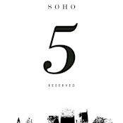 "Urban" - Table Numbers in Onyx by Lori Wemple - Detail