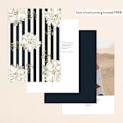 "Peonies & Berries" - Table Numbers in Winter White by Susan Moyal - Back of Card Options