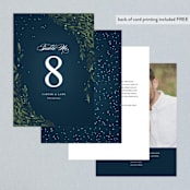 "Dreamkeeper" - Table Numbers in Midnight by Jennifer Postorino - Back of Card Options
