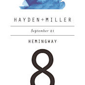 "Modern Water" - Table Numbers in Celestial by Olivia Raufman - Detail