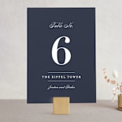 "Flawless" - Table Numbers in Midnight by Kimberly FitzSimons - Front
