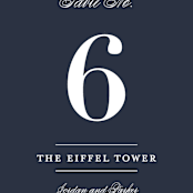 "Flawless" - Table Numbers in Midnight by Kimberly FitzSimons - Detail