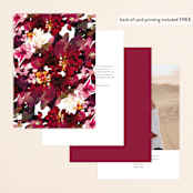 "Tidal Blooms" - Table Numbers in Holly by Grace Kreinbrink - Back of Card Options