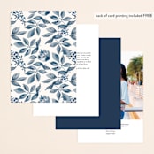 "Southern Comfort" - Table Numbers in French Blue by Chris Griffith - Back of Card Options
