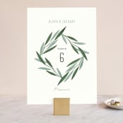 "Oliviers" - Table Numbers in Spring by Gwen Bedat - Front