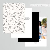 "Timeless" - Table Numbers in Taupe by Leah Bisch - Back of Card Options