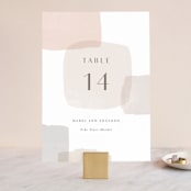 "Sculpture Garden" - Table Numbers in Desert by Hooray Creative - Front
