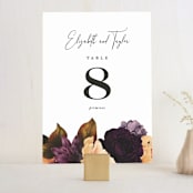 "Desire" - Table Numbers in Cotton by Jennifer Postorino - Front