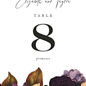 "Desire" - Table Numbers in Cotton by Jennifer Postorino - Detail