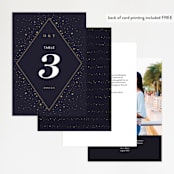 "Magical Day" - Table Numbers in Navy by katrina gem - Back of Card Options