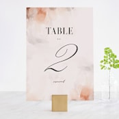 "Romantic" - Table Numbers in Earth by Lori Wemple - Front