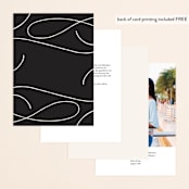 "Fountain Pen" - Table Numbers in Creme by Erin L. Wilson - Back of Card Options