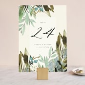 "Gardens Edge" - Table Numbers in Garden by Grace Kreinbrink - Front