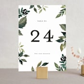 "Clearing" - Table Numbers in Leaf by Alethea and Ruth - Front