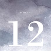 "Sea Splash" - Table Numbers in Amethyst by Alethea and Ruth - Detail