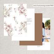 "ring box" - Table Numbers in Sunset by Phrosné Barwood - Back of Card Options
