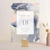 "marble majesty" - Table Numbers in Mountain Range by Hooray Creative - Front