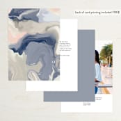 "marble majesty" - Table Numbers in Mountain Range by Hooray Creative - Back of Card Options