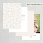 "Italia" - Table Numbers in Taupe by Kelly Schmidt - Back of Card Options