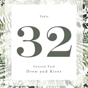 "beautiful posies" - Table Numbers in Fresh by Phrosné Barwood - Detail
