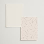 "Ivory Ring" - Table Numbers in Blush by Susan Moyal - Back of Card Options