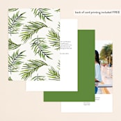 "Tropical Vows" - Table Numbers in Jade by Chris Griffith - Back of Card Options