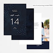 "Celestial" - Table Numbers in Night Sky by Carly Reed Walker - Back of Card Options