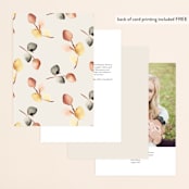 "Bella Mia" - Table Numbers in Autumn by Petra Kern - Back of Card Options